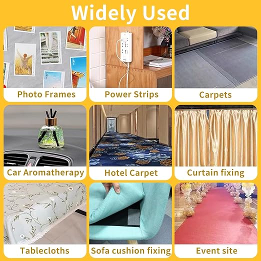 KAIYUER Thin Double Sided Rug Tape Heavy Duty, Carpet Tape - Image 4