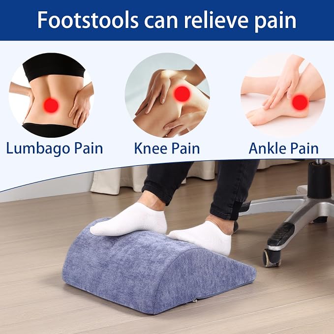Opuvidity Foot Rest for Under Desk at Work, Ergonomic Under Desk Footrest - Image 4