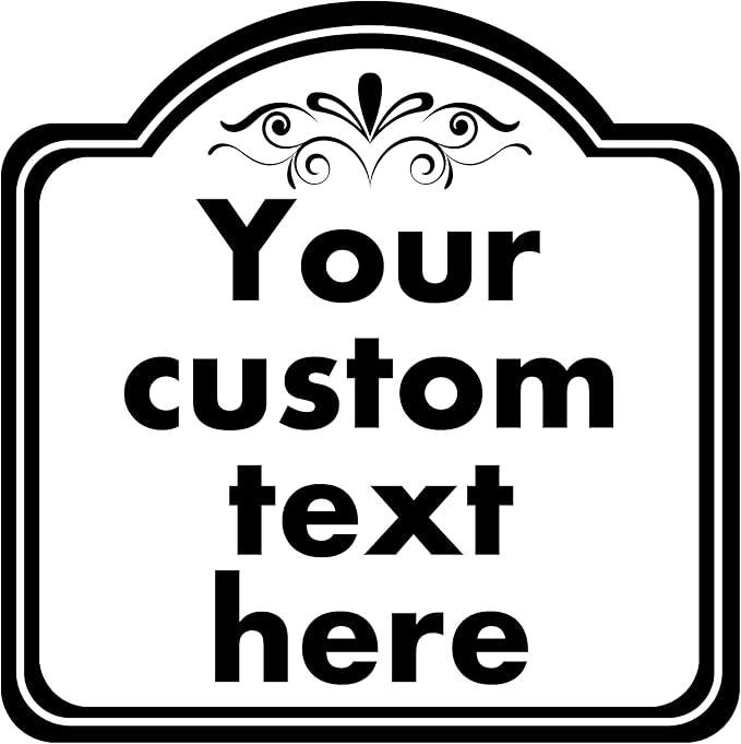 Custom Sign, Custom Indoor/Outdoor Decorative Sign，Aluminum Weatherproof Metal by HKSIGNS