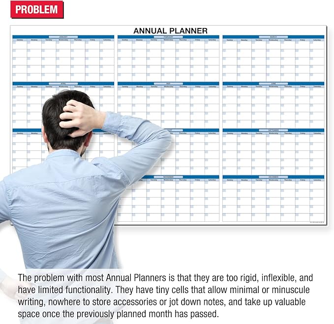 Ultimate Office Magnetic Dy-Erase Whiteboard Modular Monthly Planning Calendar - Image 2