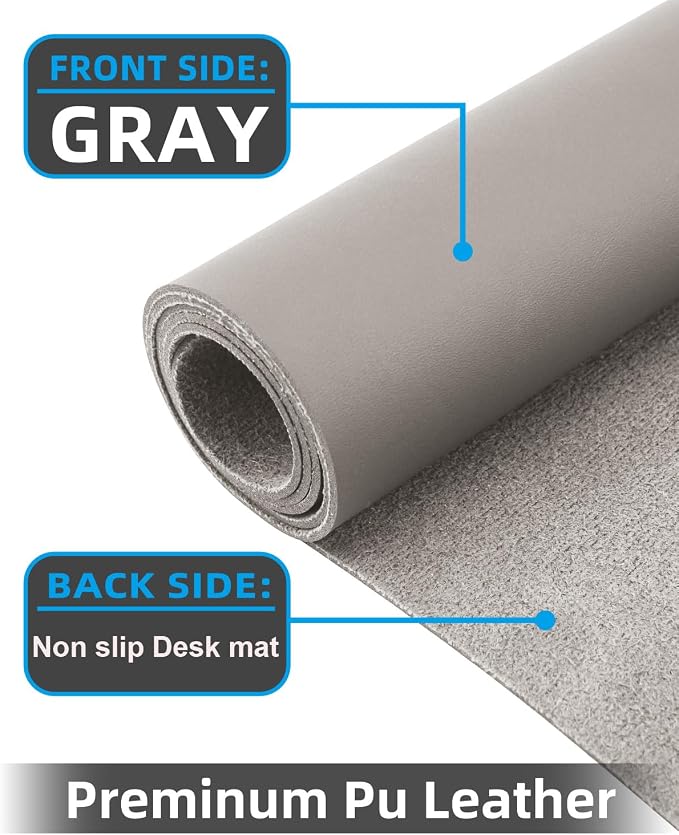 Leather Desk Protector, Laptop Mat - Image 2