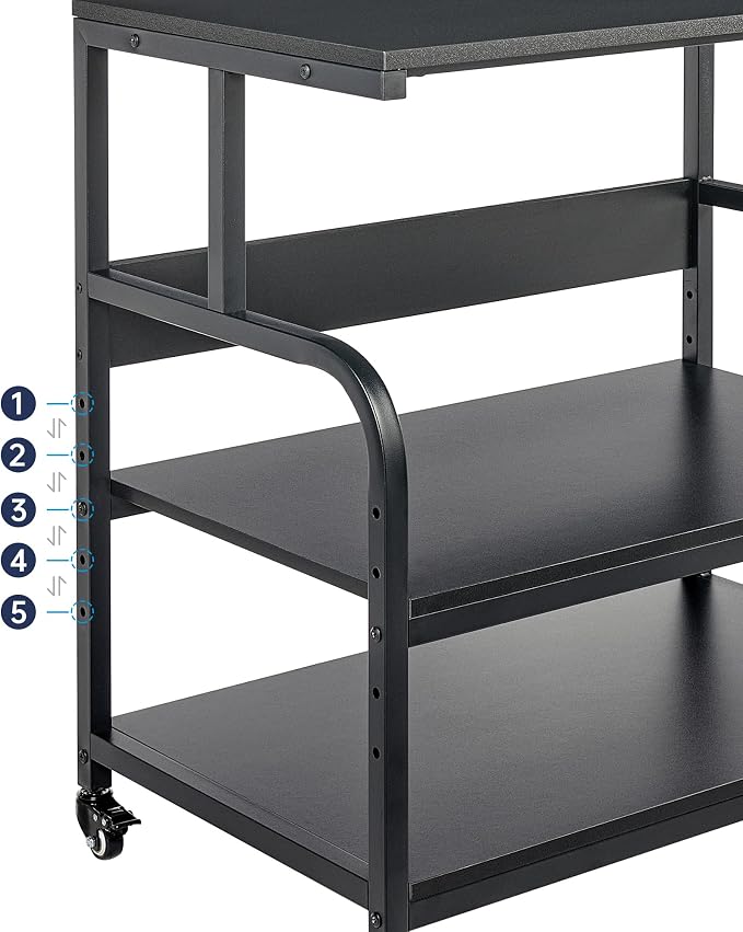 Fannova 32.3" x 18.9" Extra Large Printer Stand Table - Image 4