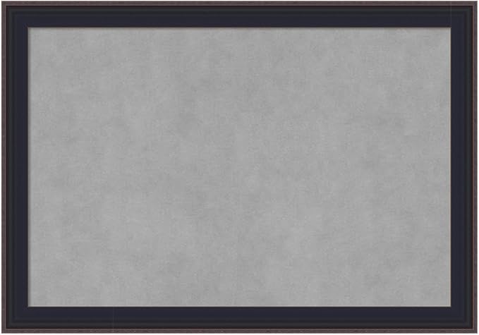 Amanti Art Black Framed Magnetic Board 19x27 Medium Vision Board by AmantiArt