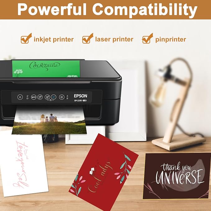 Silunkia 40 Sheets Coffee Color Cardstock 8.5 x 11 Crafts Paper, 200gsm/75lb - Image 4