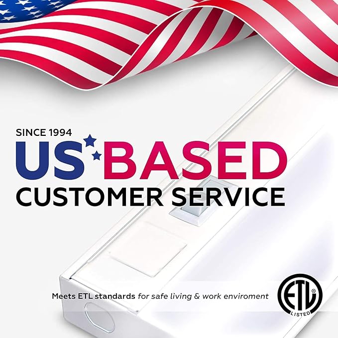 harrrrd 12 inch Hardwired Under Cabinet Lights, 2 Color Settings - Image 6