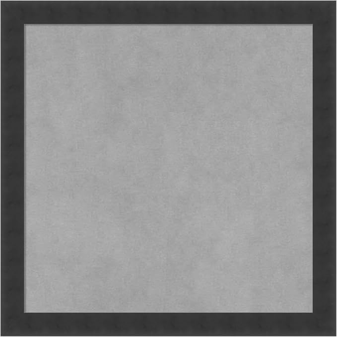 Amanti Art Black Framed Magnetic Board 18x18 Small Vision Board by AmantiArt
