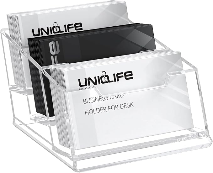 Uniclife Acrylic Business Card Holder by UnicLife