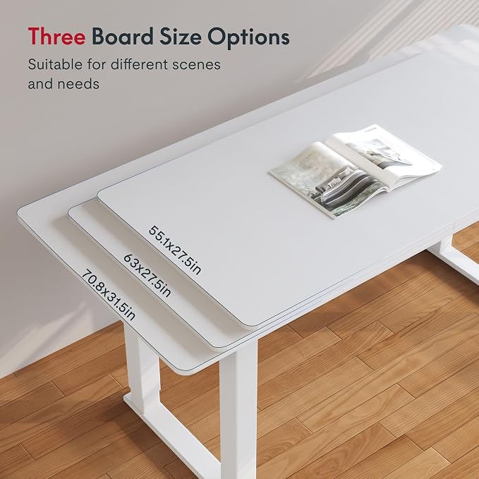 SANODESK 4-Leg Standing Desk, Electric Height Adjustable Desk - Image 8