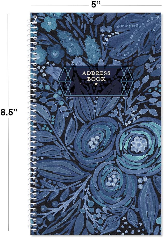 Navy Blossoms Address Book - Image 3