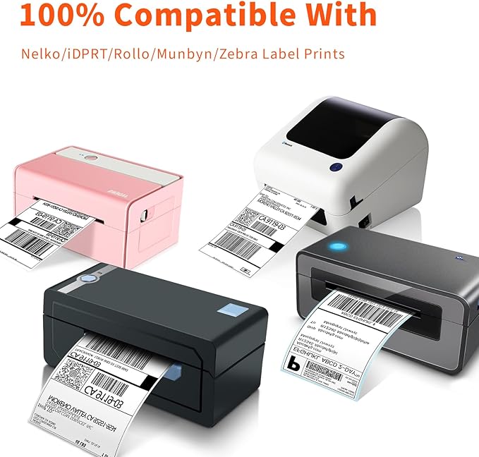 JADENS Direct Thermal Shipping Label, 4x6-350 Labels, Commercial Grade - Image 5