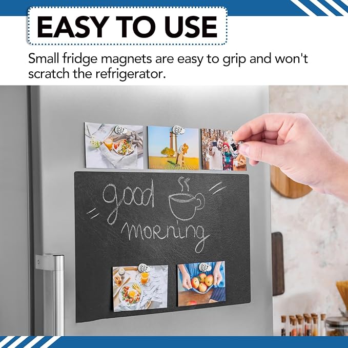 LOVIMAG Fridge Magnets 56 Pcs Refrigerator Whiteboard Small Strong Magnet - Image 4