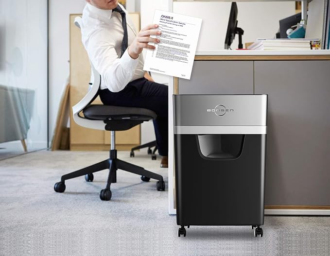 BONSEN 16-Sheet Heavy Duty Paper Shredder - Image 8