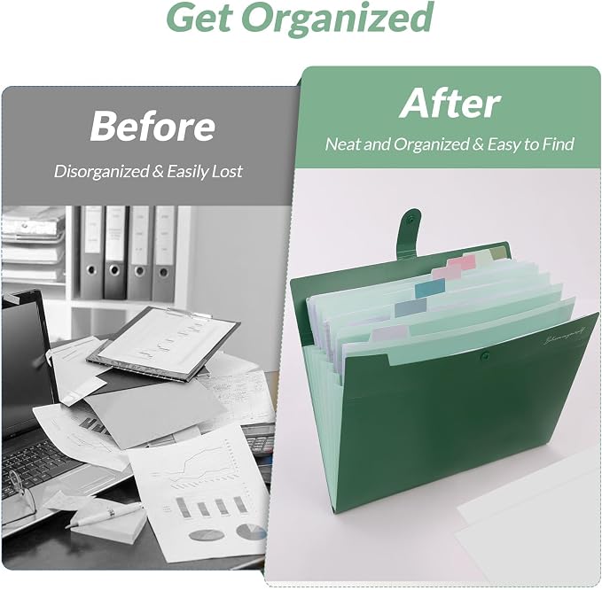 SKYDUE Expanding File Organizer - Image 5