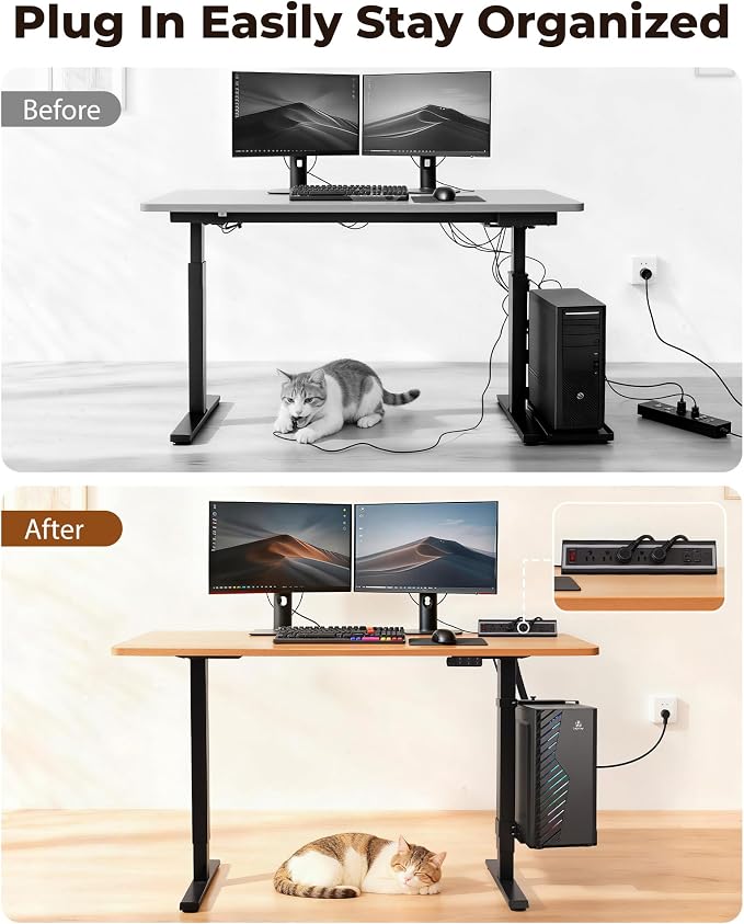 TOPSKY Dual Motor Electric Adjustable Standing Desk - Image 4