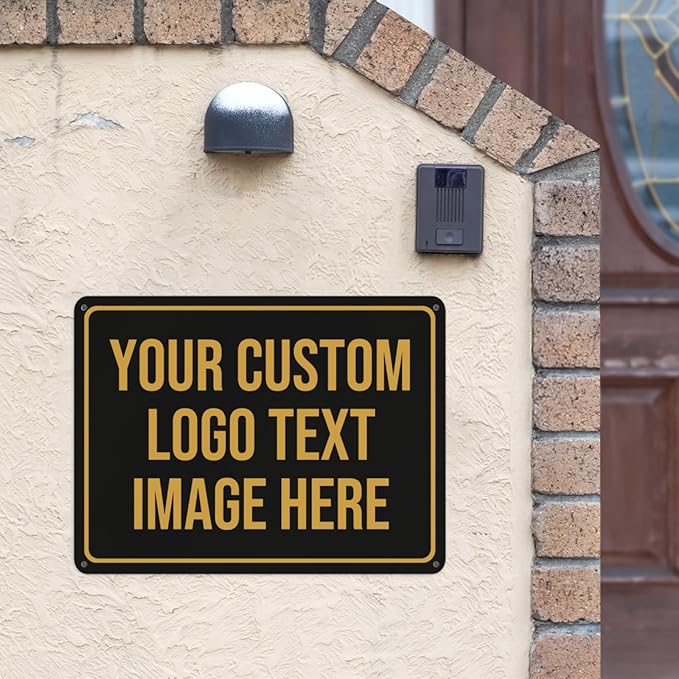 Custom Signs Outdoor Metal Sign Personalized Signs Custom Matal Sign Make Your - Image 3