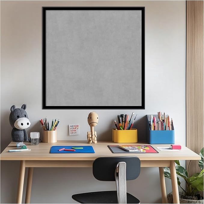 Amanti Art Black Framed Magnetic Board 25x25 Medium Vision Board - Image 6