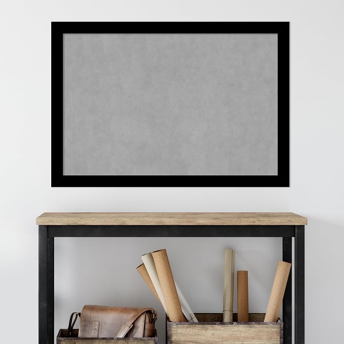 Amanti Art Black Framed Magnetic Board 27x39 Large Vision Board - Image 6