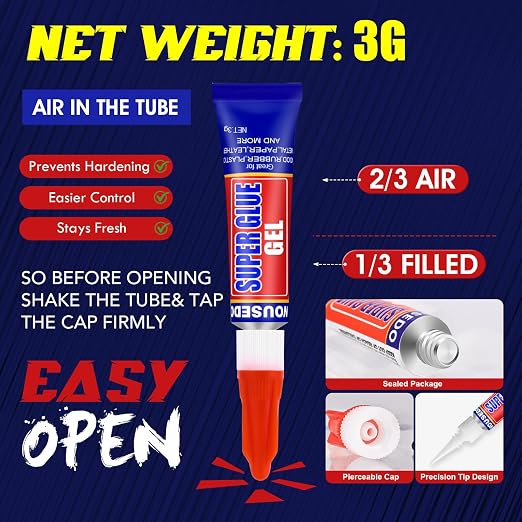 48 x 3g Super Glue Gel, Fast Strong Adhesive, Strong Cyanoacrylate Glue - Image 8