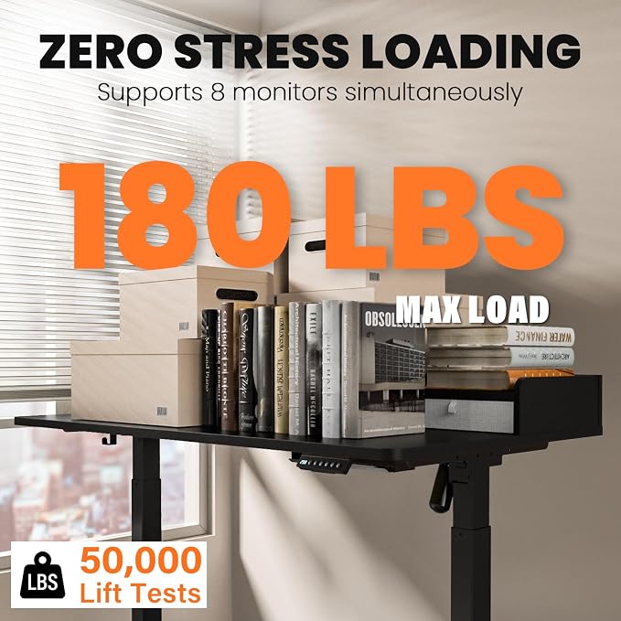 Kingant 63 x 30 Inch Electric Standing Desk - Image 7