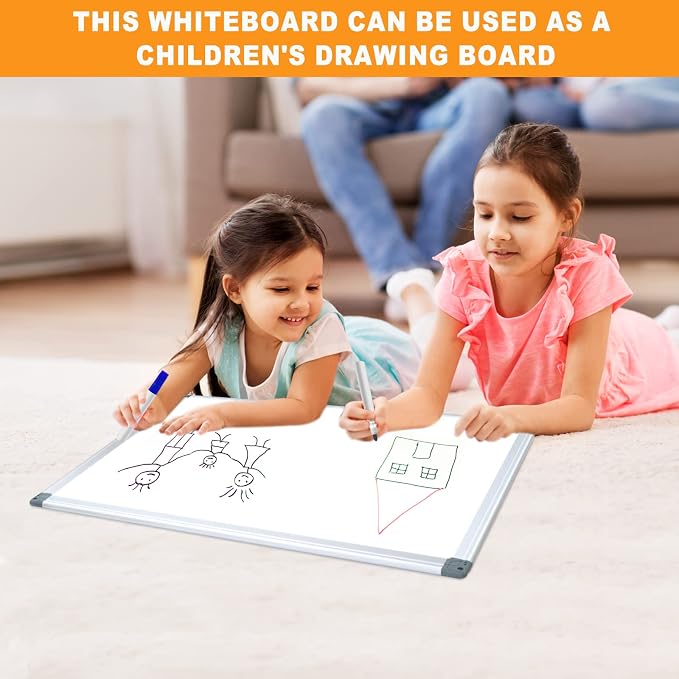 H-Qprobd Magnetic Whiteboard 24" x 18" Dry Erase White Board - Image 7