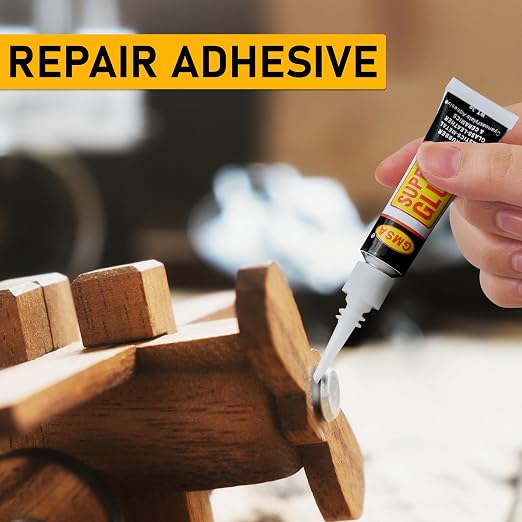 GMSA 4 Pack Super Glue All Purpose, Fastest & Toughest Adhesive 3g Instant - Image 5