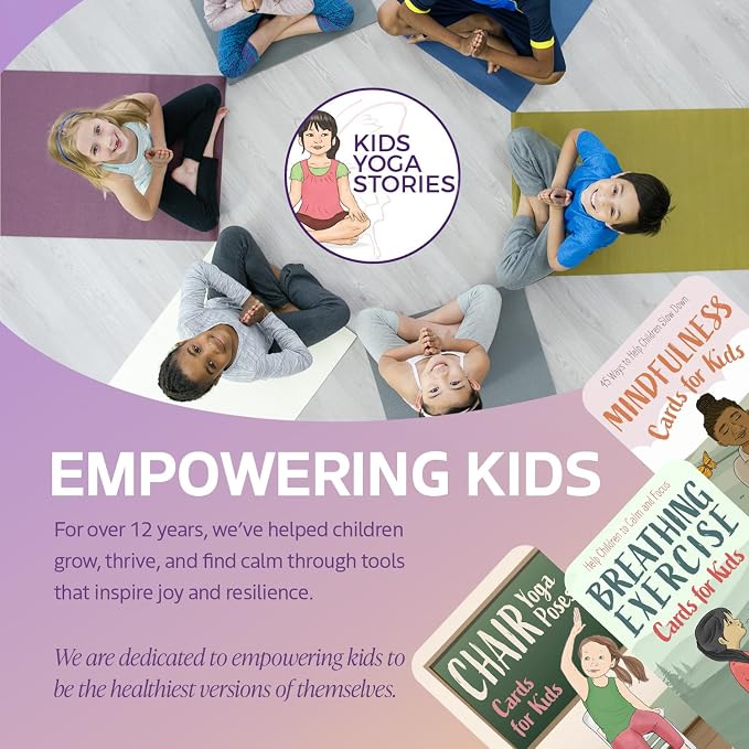 Mindfulness Cards for Kids, Meditation and Brain Focus for Yoga Classroom - Image 7