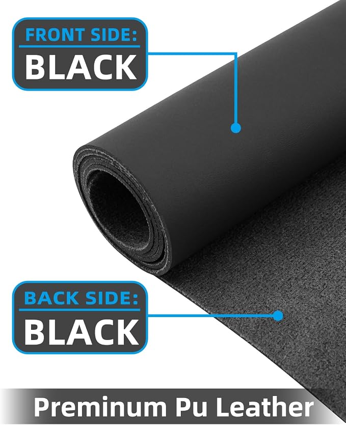Small Desk Mat, Leather Desk Pad Protector, Desk Mouse pad, Office Desk mat - Image 2
