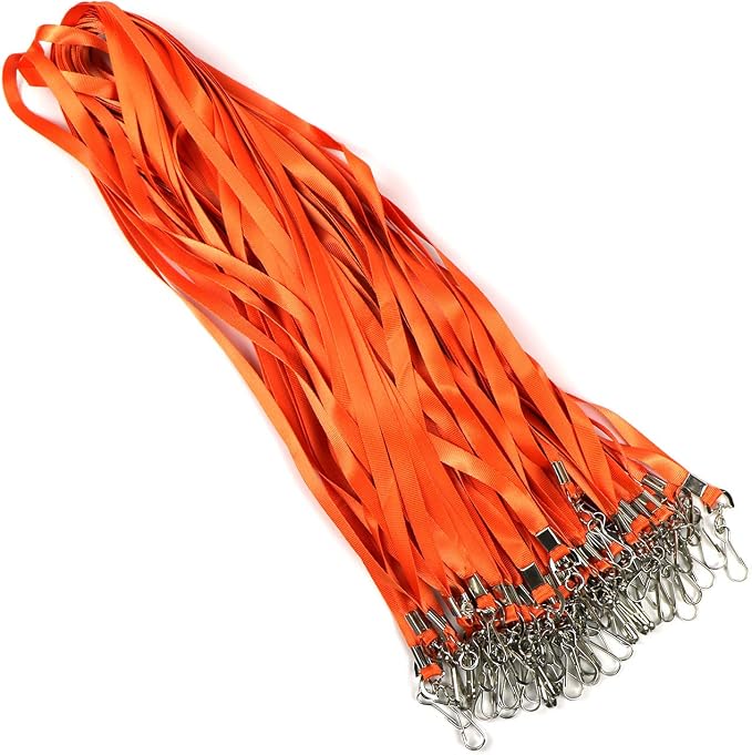 Beebel Orange Lanyards 100 Pcs Lanyard - Image 4