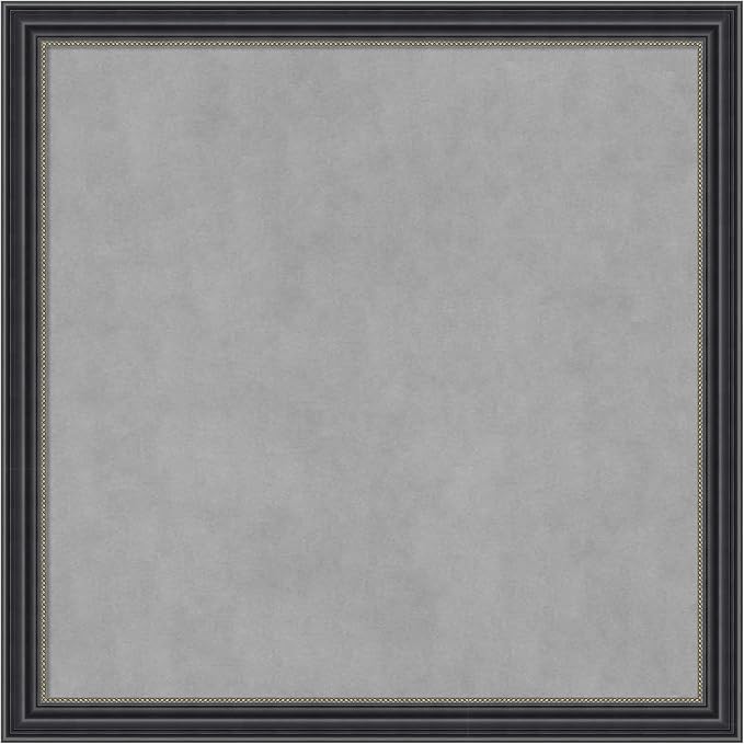 Amanti Art Black Framed Magnetic Board 13x13 X-Small Vision Board by AmantiArt
