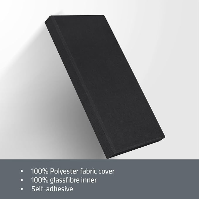 23.62" X 11.81" X 2" Fiberglass Wall Panel, 4 Pack Acoustic Panels, Acoustic - Image 5