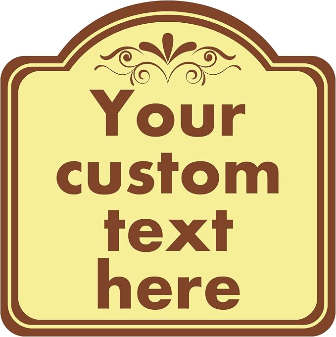 Custom Sign, Custom Indoor/Outdoor Decorative Sign，Aluminum Weatherproof Metal by HKSIGNS
