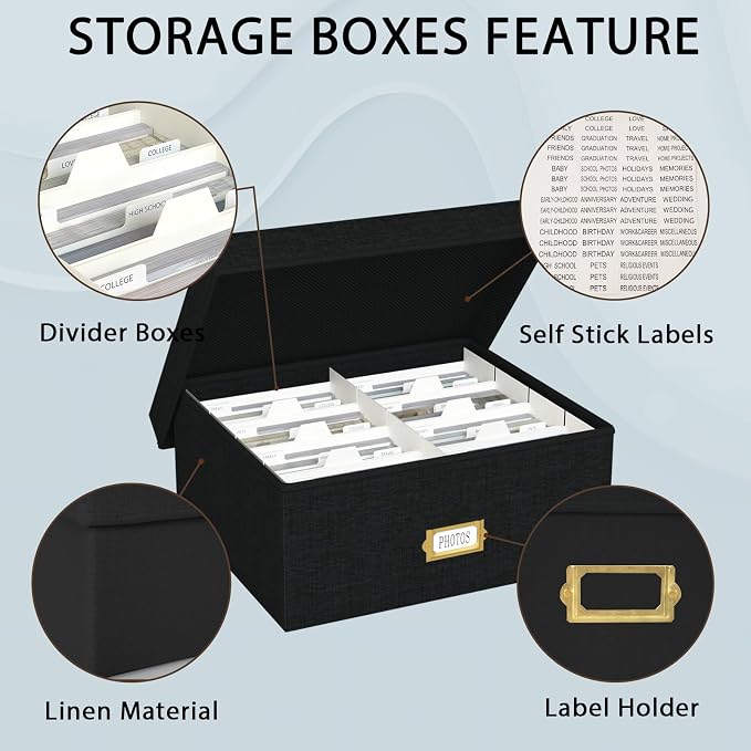 Decorative Photo Storage Box - Image 3