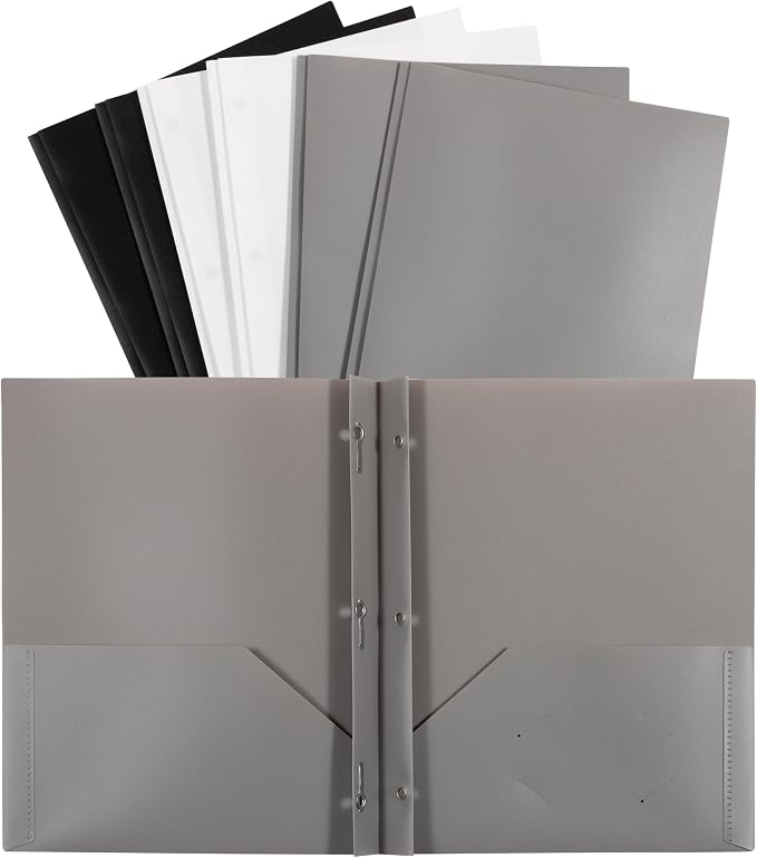 JAM PAPER Plastic Color POP Folders - Image 8