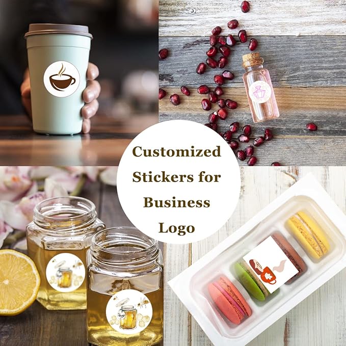 100-500 Pcs Custom Stickers Personalized Stickers Customized Labels - Image 2