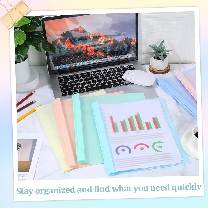 24 PCS Pastel Plastic Report Covers - Image 4