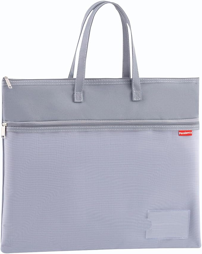 Pendancy Mesh Zipper Pouch A4 Size, Large Double Pocket Waterproof File Bag - Image 9