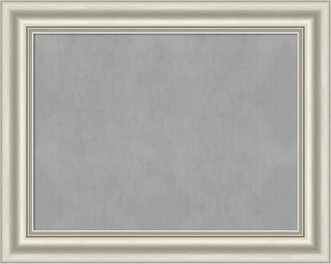 Amanti Art Silver Framed Magnetic Board 24x30 Medium Vision Board by AmantiArt