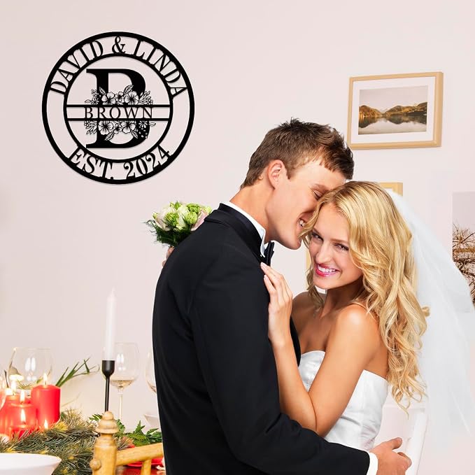Personalized Christmas Gifts 2025 Best Housewarming Gifts Custom Metal Wedding - Image 5