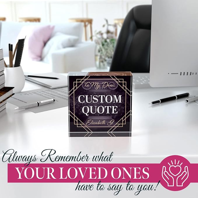 Custom Acrylic Sign Personalized, Custom Desk Name Plate, 18 Styles, - Image 4
