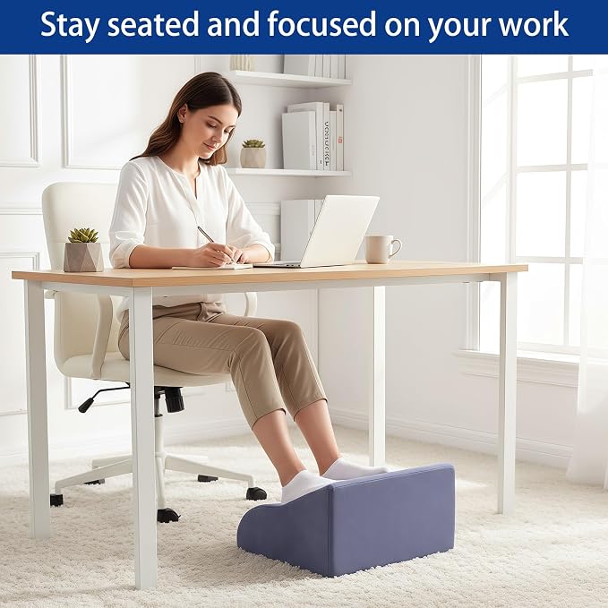 Opuvidity Foot Rest for Under Desk at Work Ergonomic Under Desk - Image 2