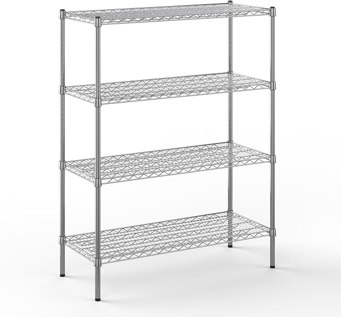 Regal Altair 18" Deep x 42" Wide x 54" Height Wire Shelving Kit | 4-Tier | NSF by Regal+Altair