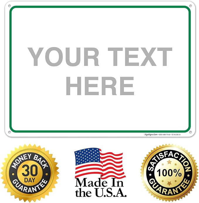 Custom Sign, Personalized Metal Signs, Customize - Image 8