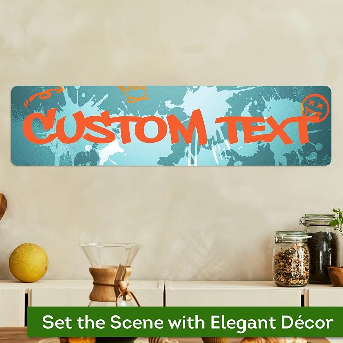 Custom Sign, Custom Street Sign, 11 Font Colors, 13 Font Styles, 4 Hole Options - Image 4