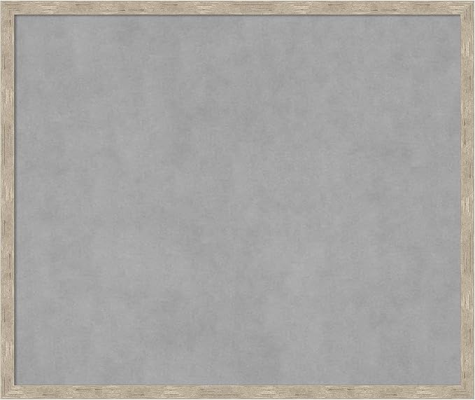 Amanti Art Silver Framed Magnetic Board 21x25 Medium Vision Board by AmantiArt