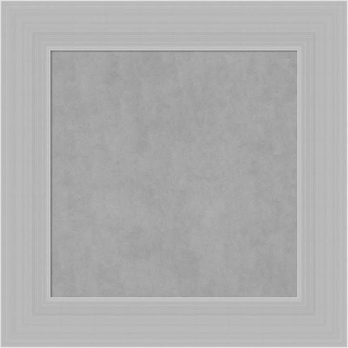 Amanti Art Silver Framed Magnetic Board 16x16 X-Small Vision Board by AmantiArt