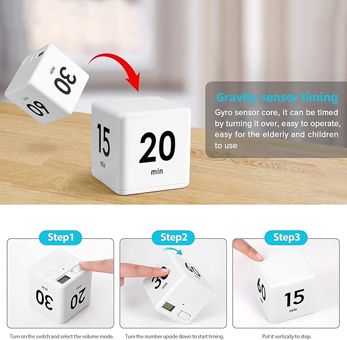 JOYIT 2 Pcs Cube Timer Set - Image 4