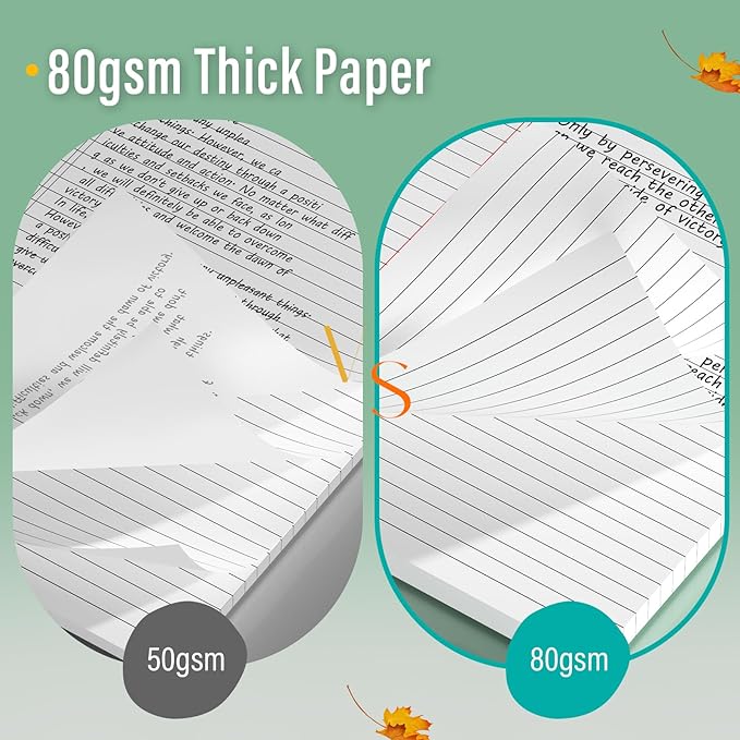 12 Pack Legal Pads 8.5 x 11 Note Pads 8.5 x 11 Inch Notepad 360 Sheets Writing - Image 6