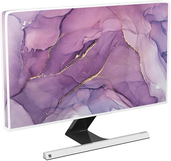 Baocicco Fashion Violet Marble Waterproof 26, 28 Inch Anti-Static Dustproof by Baocicco