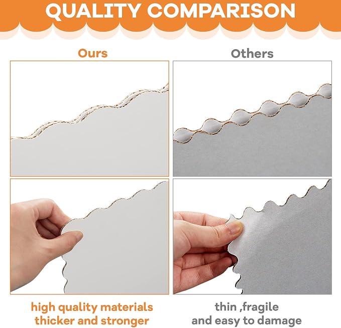 Henoyso 8 Pcs 14 x 22 Inch Black Trifold Poster Board Large Tri Fold - Image 7