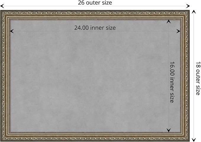 Amanti Art Silver Framed Magnetic Board 18x26 Medium Vision Board - Image 4